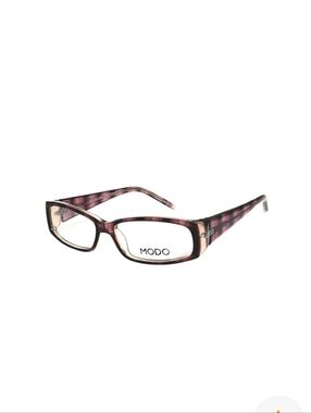 MODO 5001 Eyeglass Frame Crystal Purple Rectangular Women New